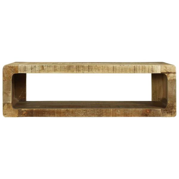 vidaXL Mueble para TV con estante Marr&oacute;n Madera maciza de Mango