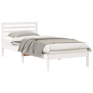 vidaXL Estructura de cama 90 x 210 cm Madera de pino macizo