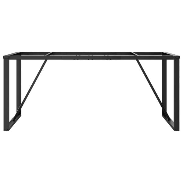 vidaXL Patas de mesa de comedor estructura O acero 180x80x73 cm
