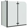 vidaXL Enclosure de Ducha Negro 120 x 68 x 130 cm