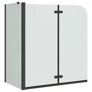vidaXL Enclosure de Ducha Negro 120 x 68 x 130 cm