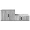vidaXL Armario de almacenamiento 2 pcs Gris Sonoma 108 x 41 x 40 cm