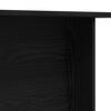 vidaXL Mesa de Comedor Roble negro 110 x 60 x 75 cm