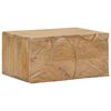vidaXL Armario de noche hecho a mano Madera Teak Marr&oacute;n