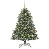 vidaXL Árbol de Navidad artificial Verde 150 cm PVC, Plástico y Acero