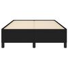 vidaXL Estructura de cama sin colch&oacute;n tela negro 120x190 cm