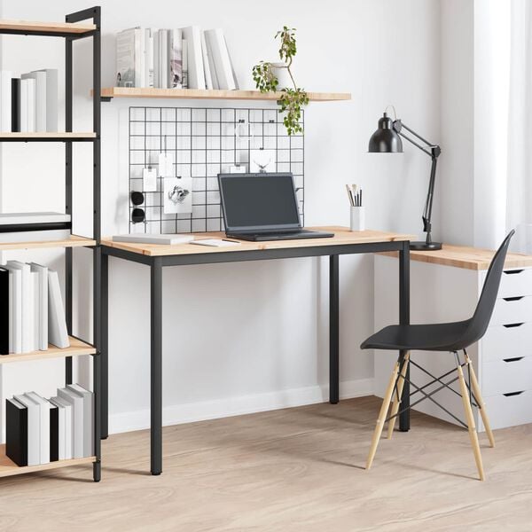 vidaXL Mesa de Comedor Natural 110 x 55 x 75 cm Madera de pino macizo