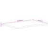 vidaXL Tablero escritorio con curva madera mango rugosa 100x80x2,5 cm