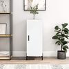 vidaXL Aparador madera de ingenier&iacute;a blanco 34,5x34x90 cm