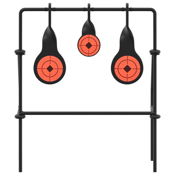 vidaXL de restablecimiento Negro 26 x 13 x 31 cm Acero