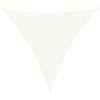 vidaXL Toldo de vela blanco HDPE 160 g/m&sup2; 4x4x4 m