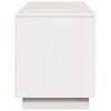 vidaXL Mueble de TV madera maciza de pino blanco 156x37x45 cm