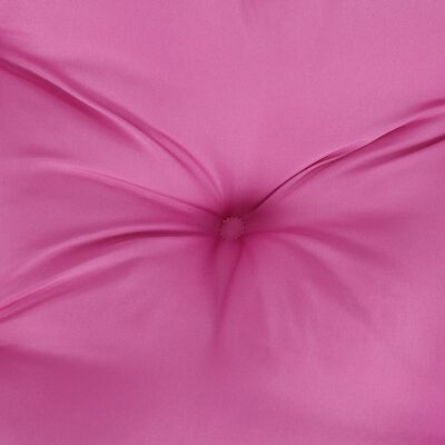 vidaXL Cojín de banco de jardín tela Oxford rosa 100x50x7 cm