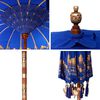 vidaXL Parasol Balin&eacute;s Azul 185 x 185 x 260 cm Algod&oacute;n
