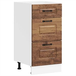 vidaXL Mueble bajo de cocina Kalmar de madera antigua de ingenier&iacute;a