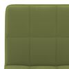 vidaXL Sillas de comedor giratorias 2 uds de terciopelo verde claro