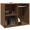 vidaXL Mueble vestidor madera contrachapada marr&oacute;n roble 80x40x65 cm