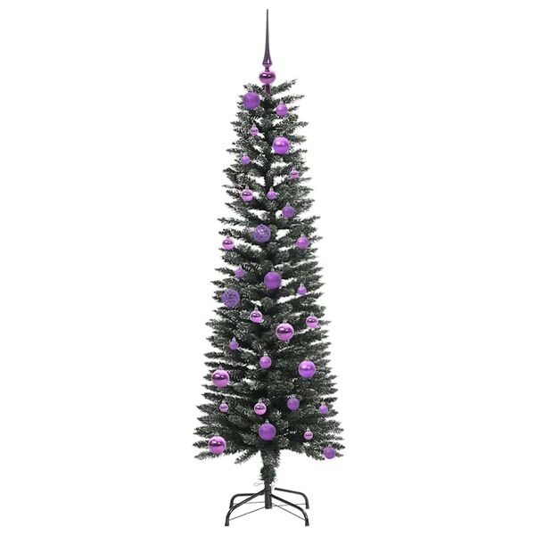 vidaXL &Aacute;rbol de Navidad artificial Verde 150 cm PVC, Pl&aacute;stico y Acero