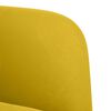 vidaXL Sof&aacute; Loveseat terciopelo amarillo 109 cm