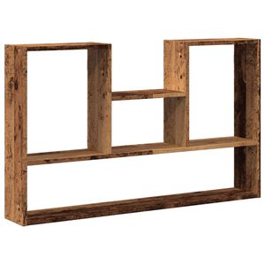 vidaXL Estanter&iacute;a de pared madera ingenier&iacute;a envejecida 99x15x60 cm