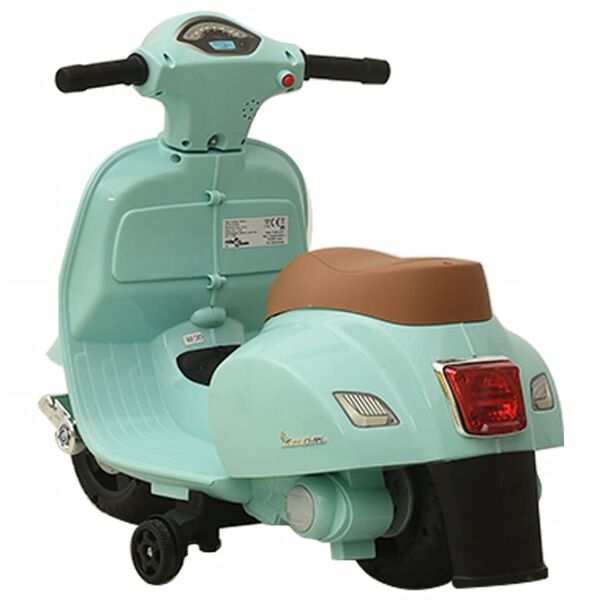 vidaXL Motocicleta eléctrica de juguete Vespa GTS300 verde