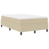 vidaXL Cama tipo Box Spring Gris claro y . 120 x 190 cm Tela de Pana