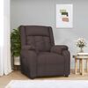 vidaXL Sill&oacute;n reclinable Marr&oacute;n oscuro 82 x 93 x 96 cm tela