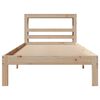 vidaXL Estructura de cama con cabecero madera maciza pino 100x200 cm