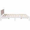vidaXL Estructura de cama 160 x 200 cm Madera maciza de Pino