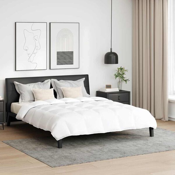 vidaXL Juego de Edredón con almohada 3 pcs Pluma de pato