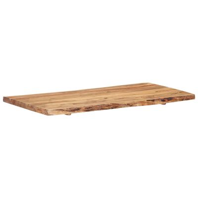 vidaXL Superficie de mesa de madera maciza de acacia 118x(50-60)x3,8cm