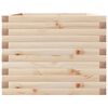 vidaXL Jardinera de madera maciza de pino 110x60x46 cm