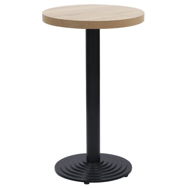 vidaXL Pata de mesa de bistr&oacute; negra &Oslash;43x72 cm hierro fundido