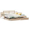 vidaXL Sof&aacute; cama nido con cajones sin colch&oacute;n 80x200 cm