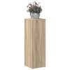 vidaXL Soportes de plantas madera ingenier&iacute;a roble Sonoma 33x33x100 cm