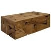 vidaXL Mesa de centro de teca genuina marr&oacute;n 90x50x30 cm