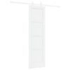 vidaXL Puerta Corredera 61 x 198,5 cm Madera de ingenier&iacute;a Blanco