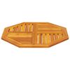 vidaXL Tablero de mesa octogonal madera maciza de acacia 70x70x2 cm