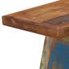 vidaXL Mesa consola madera maciza reciclada 110x30x75 cm