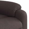 vidaXL Sill&oacute;n masaje el&eacute;ctrico reclinable elevable tela marr&oacute;n oscuro