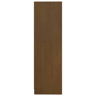 vidaXL Estantería de madera maciza de pino marrón 70x33x110 cm