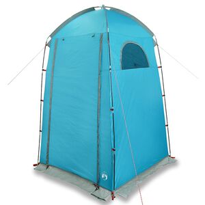 vidaXL Tienda de ducha impermeable azul