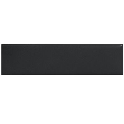 vidaXL Paneles de pared 12 uds cuero sintético negro 60x15 cm 1,08 m²