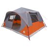 vidaXL Tienda Instant&aacute;nea con techo Gris y naranja 365 x 280 x 200 cm