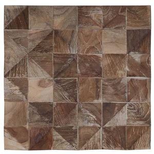 vidaXL Paneles de pared 11 uds. Blanco envejecido 30 x 30 x 1,7 cm