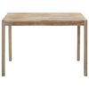 vidaXL Mesa de comedor de madera maciza de acacia 120x70x75 cm