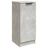 vidaXL Aparador de madera contrachapada gris hormig&oacute;n 30x30x70 cm
