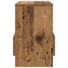 vidaXL Estante de revistas 2 pcs Madera vieja 35 x 30 x 45 cm