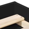 vidaXL Estructura de cama doble peque&ntilde;a sin colch&oacute;n negro 120x190 cm