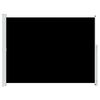 vidaXL Toldo lateral retr&aacute;ctil para patio negro 220x300 cm